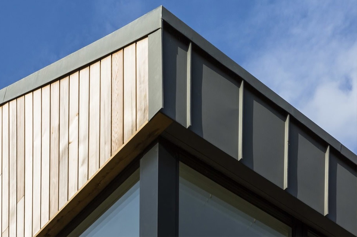 zinc angle seam cladding